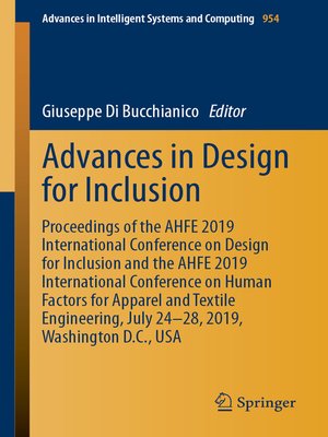 cover image of Advances in Design for Inclusion